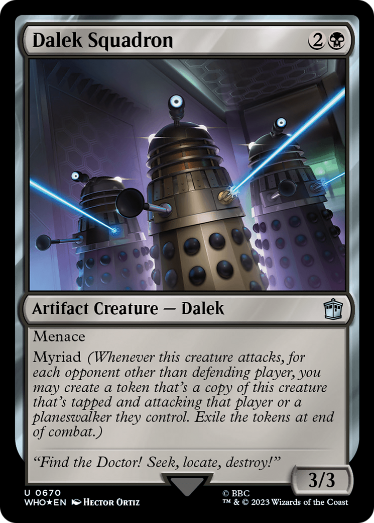 Dalek Squadron (Surge Foil) [Doctor Who] | Chromatic Games