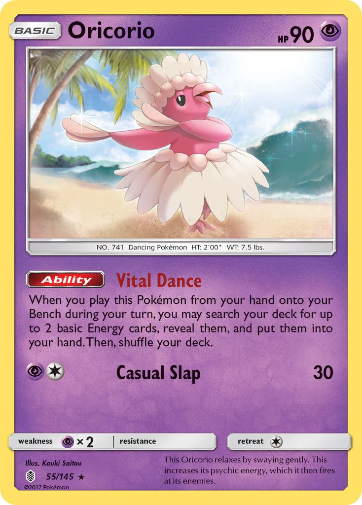 Oricorio (55/145) [Sun & Moon: Guardians Rising] | Chromatic Games