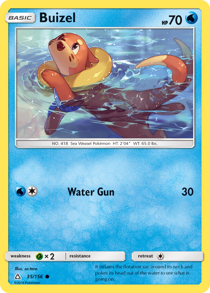 Buizel (35/156) [Sun & Moon: Ultra Prism] | Chromatic Games