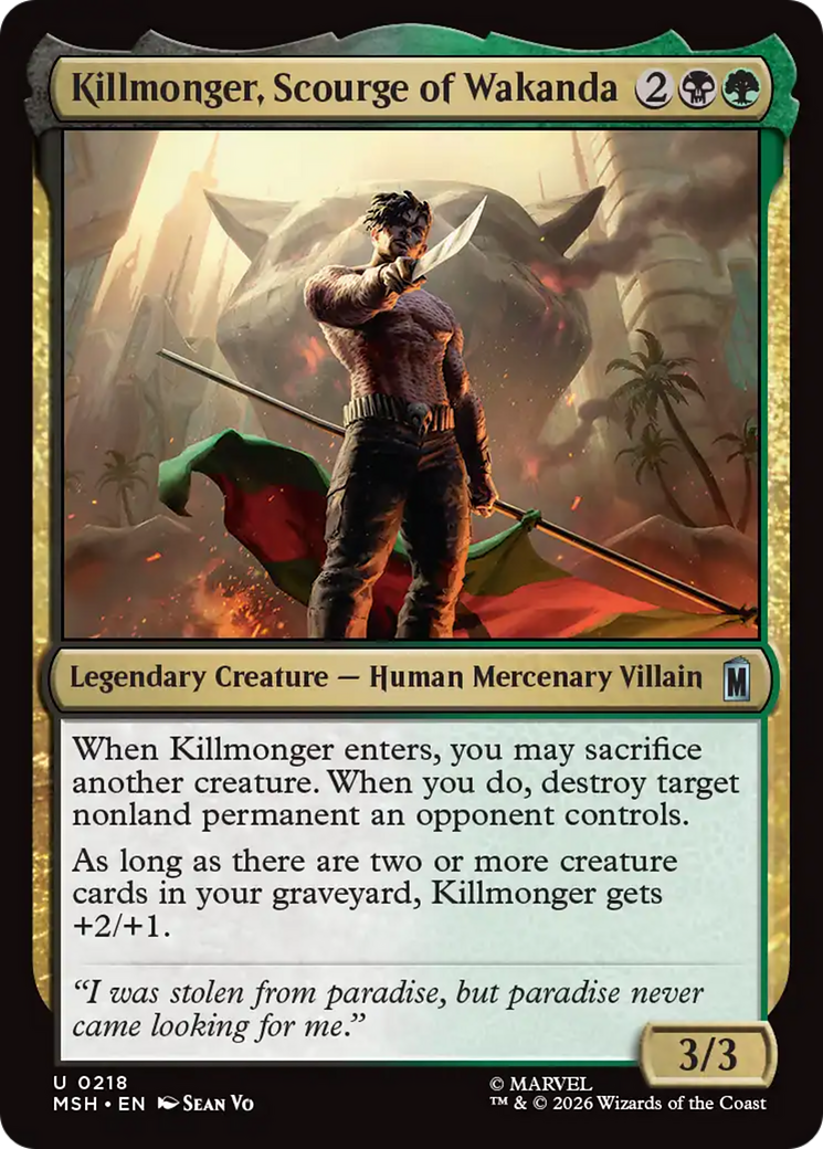 Killmonger, Scourge of Wakanda [Marvel Super Heroes] | Chromatic Games