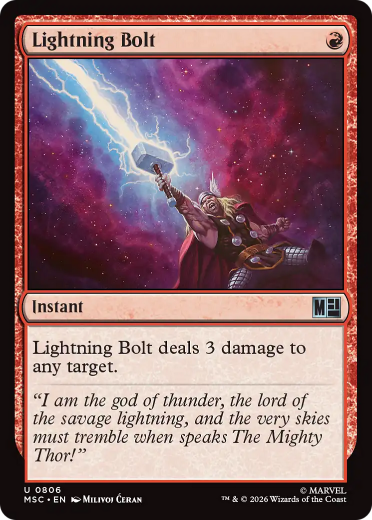 Lightning Bolt [Marvel Super Heroes Commander] | Chromatic Games
