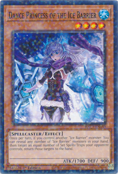 Dance Princess of the Ice Barrier (Duel Terminal) [HAC1-EN050] Common | Chromatic Games