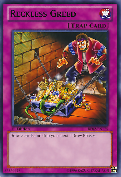 Reckless Greed [BP02-EN175] Rare | Chromatic Games