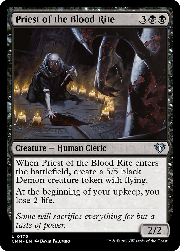 Priest of the Blood Rite [Commander Masters] | Chromatic Games