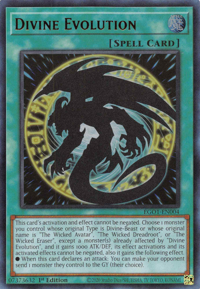 Divine Evolution [EGO1-EN004] Ultra Rare | Chromatic Games