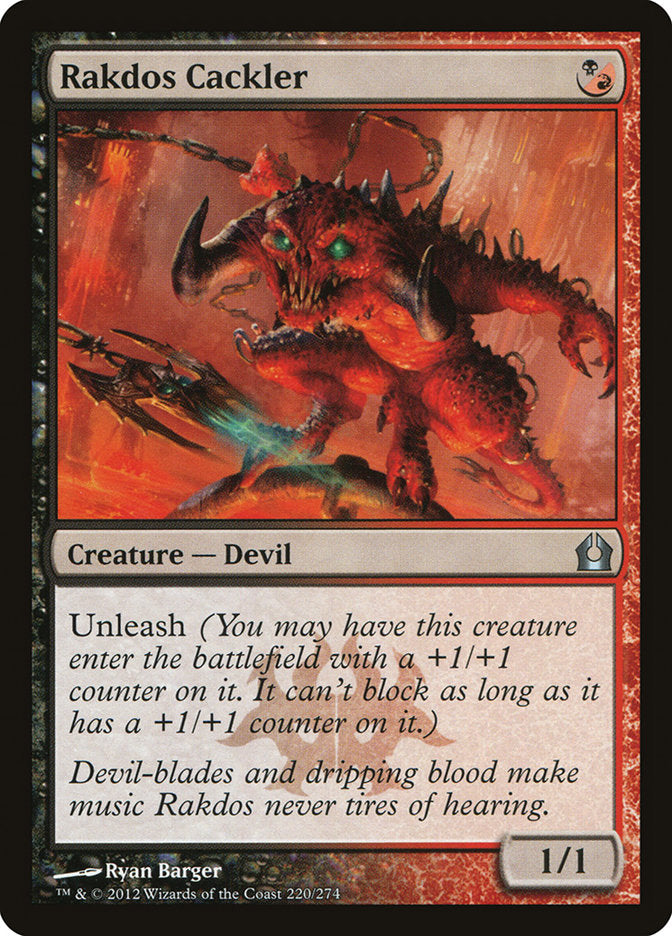 Rakdos Cackler 220/274 (Return to Ravnica)  | Chromatic Games
