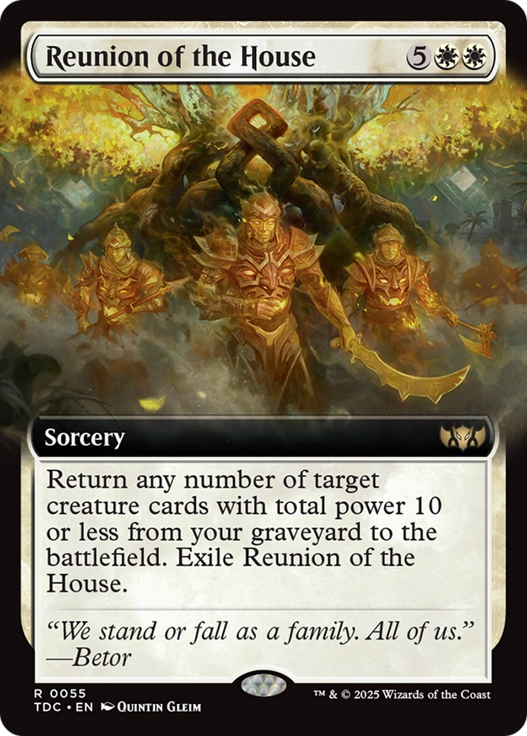 Reunion of the House (Extended Art) [Tarkir: Dragonstorm Commander] | Chromatic Games