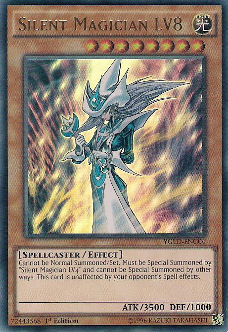 Silent Magician LV8 [YGLD-ENC04] Ultra Rare | Chromatic Games