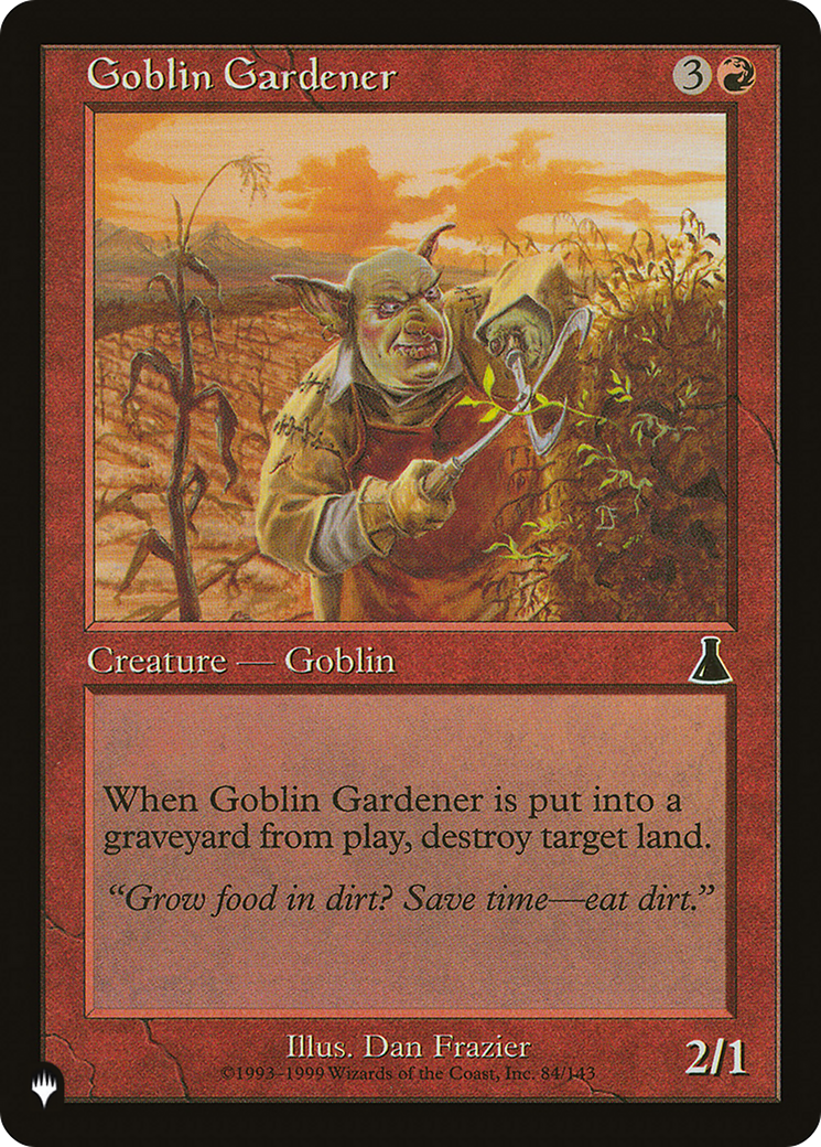 Goblin Gardener [The List Reprints] | Chromatic Games