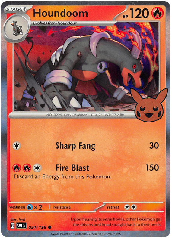 Houndoom (034/198) [Trick or Trade 2023] | Chromatic Games