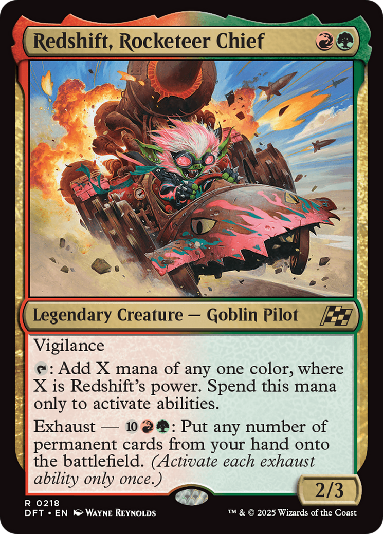 Redshift, Rocketeer Chief [Aetherdrift] | Chromatic Games