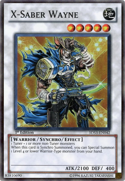 X-Saber Wayne [5DS3-EN042] Super Rare | Chromatic Games