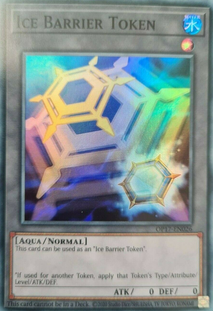 Ice Barrier Token [OP17-EN026] Super Rare | Chromatic Games