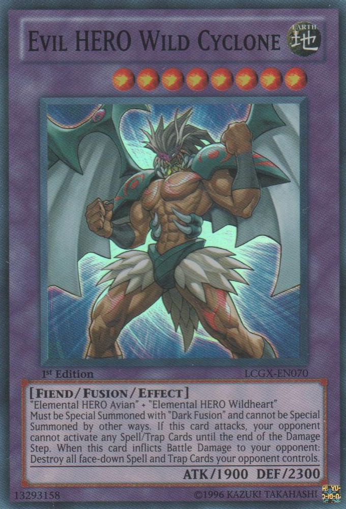 Evil HERO Wild Cyclone [LCGX-EN070] Super Rare | Chromatic Games