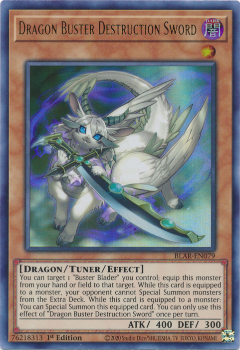 Dragon Buster Destruction Sword [BLAR-EN079] Ultra Rare | Chromatic Games