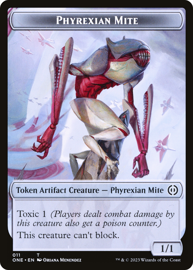 Phyrexian Mite Token (011) [Phyrexia: All Will Be One Tokens] | Chromatic Games