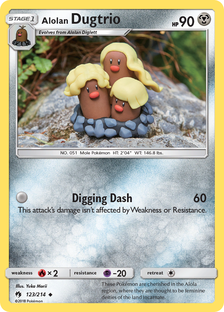 Alolan Dugtrio (123/214) [Sun & Moon: Lost Thunder] | Chromatic Games