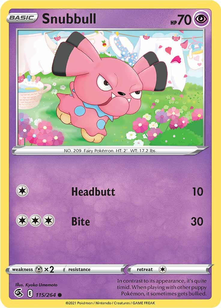 Snubbull (115/264) [Sword & Shield: Fusion Strike] | Chromatic Games