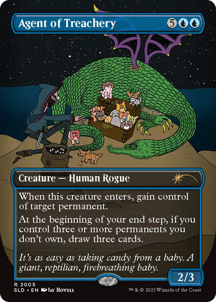 Agent of Treachery (Rainbow Foil) [Secret Lair Drop Series] | Chromatic Games