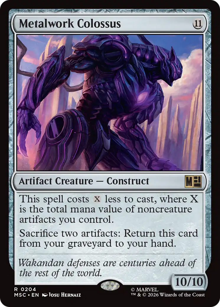 Metalwork Colossus [Marvel Super Heroes Commander] | Chromatic Games