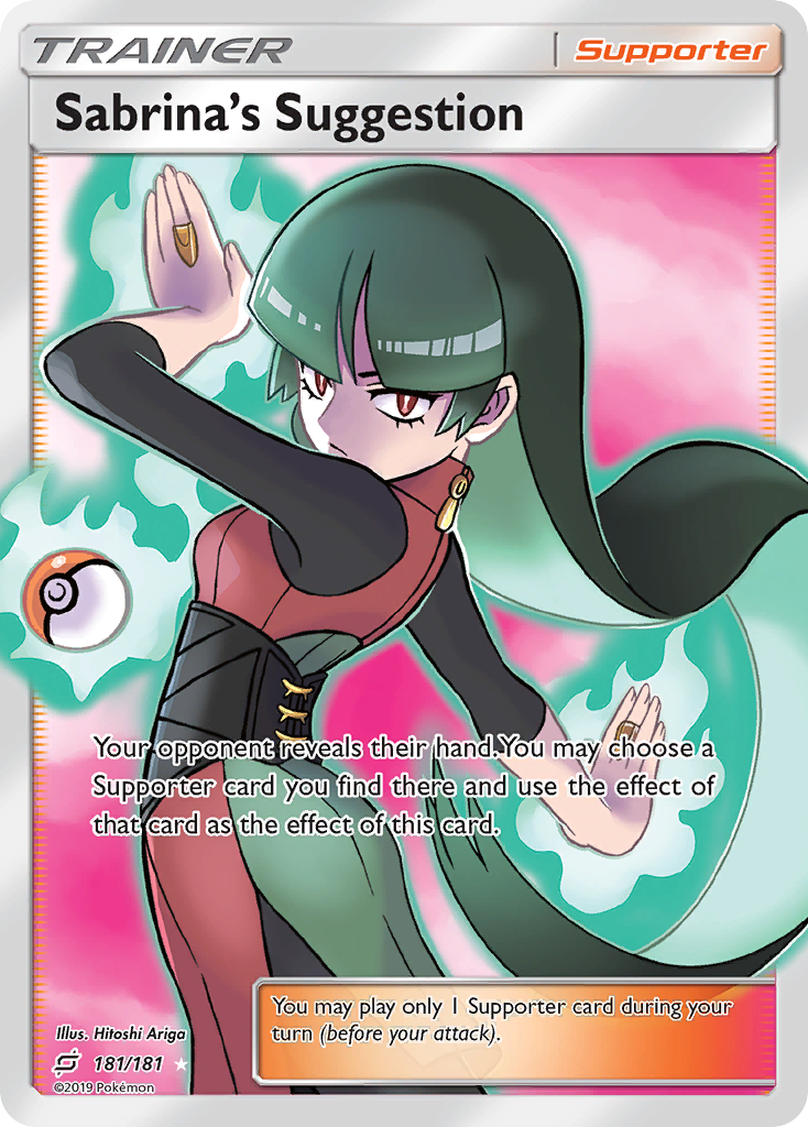 Sabrina's Suggestion (181/181) [Sun & Moon: Team Up] | Chromatic Games