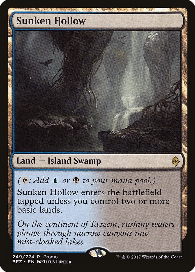 Sunken Hollow (Promo) [Standard Showdown Promos] | Chromatic Games