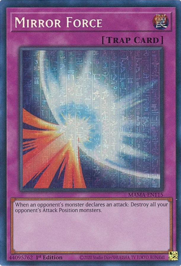 Mirror Force [MAMA-EN115] Secret Pharaoh's Rare | Chromatic Games