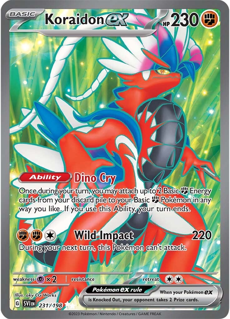 Koraidon ex (231/198) [Scarlet & Violet: Base Set] | Chromatic Games