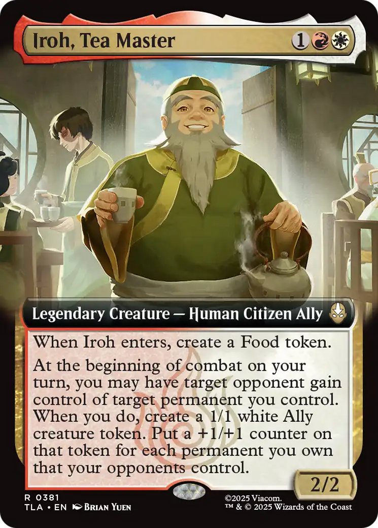 Iroh, Tea Master (Extended Art) [Avatar: The Last Airbender] | Chromatic Games