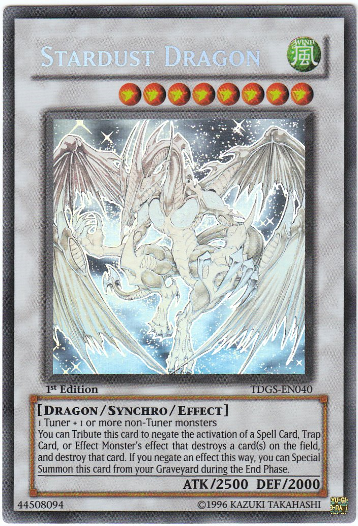 Stardust Dragon (Ghost) [TDGS-EN040] Ghost Rare | Chromatic Games