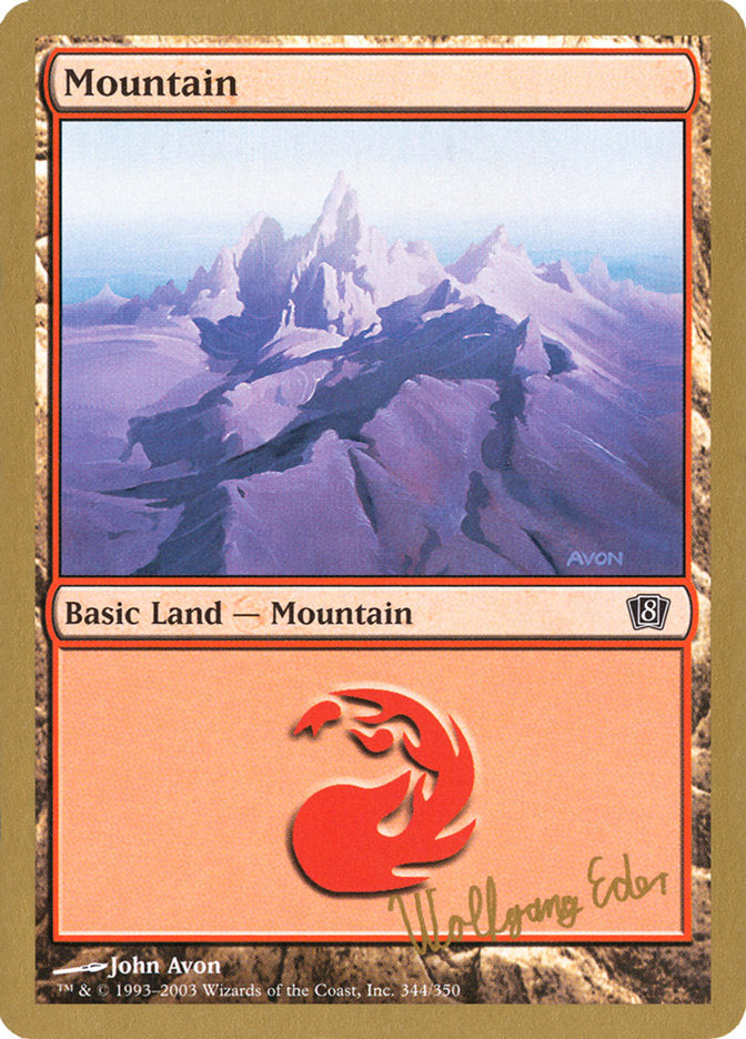 Mountain (Wolfgang Eder) [World Championship Decks 2003] | Chromatic Games