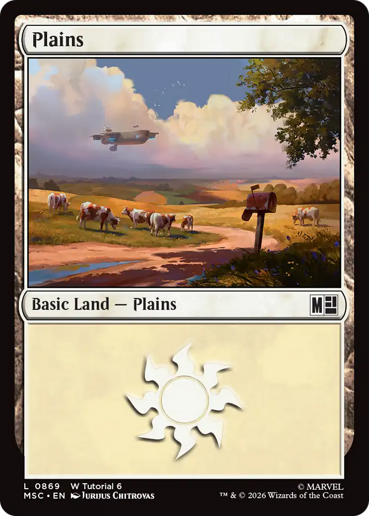 Plains (0869) [Marvel Super Heroes Commander] | Chromatic Games