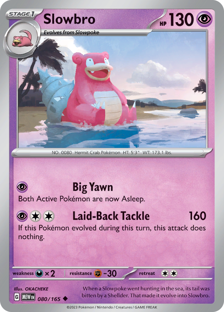 Slowbro (080/165) [Scarlet & Violet: 151] | Chromatic Games