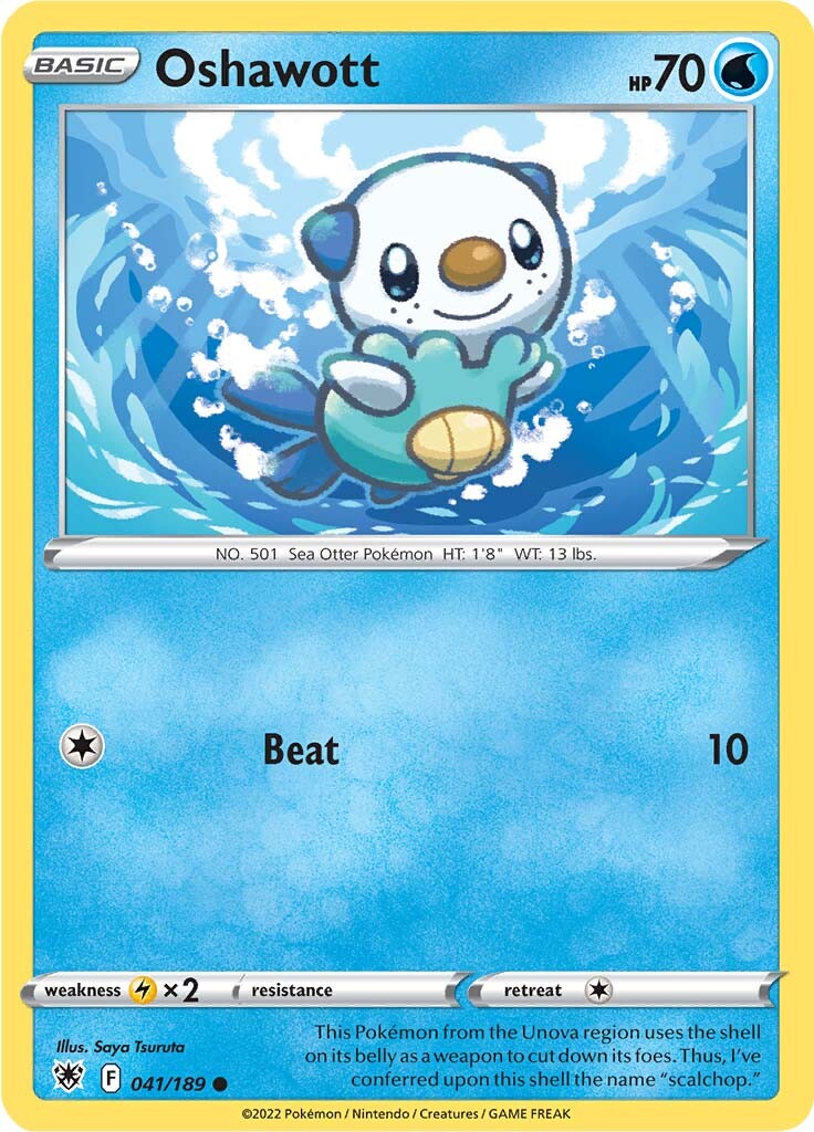 Oshawott (041/189) [Sword & Shield: Astral Radiance] | Chromatic Games