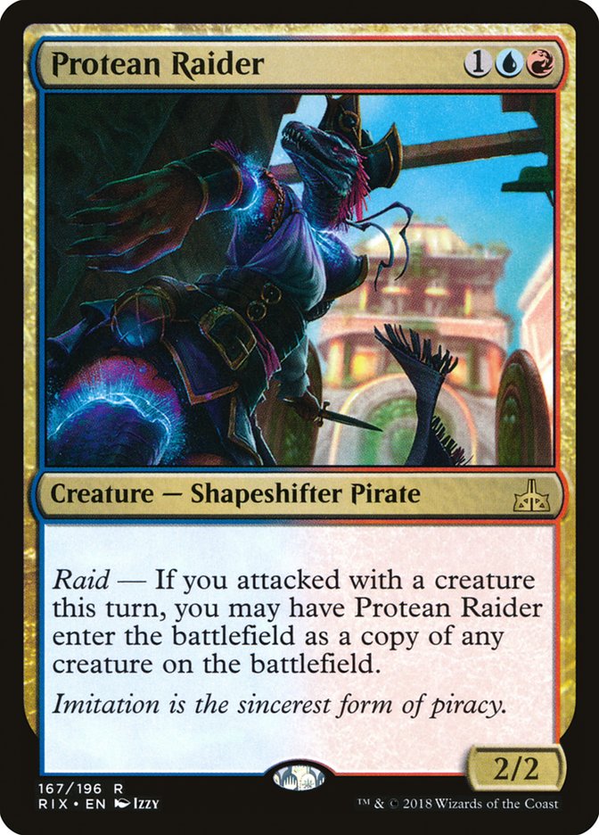 Protean Raider 167/196 (Rivals of Ixalan)  | Chromatic Games