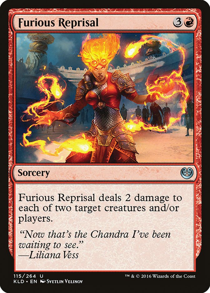 Furious Reprisal 115/264 (Kaladesh)  | Chromatic Games