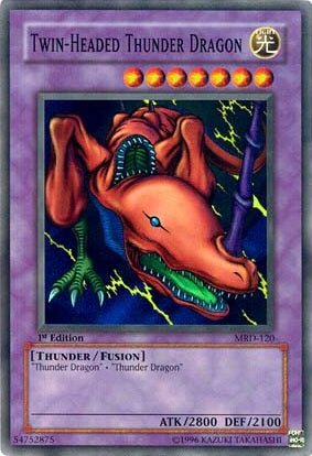 Twin-Headed Thunder Dragon [MRD-120] Super Rare | Chromatic Games