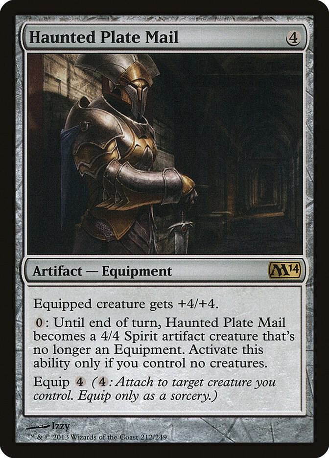 Haunted Plate Mail 212/249 (Magic 2014 (M14))  | Chromatic Games