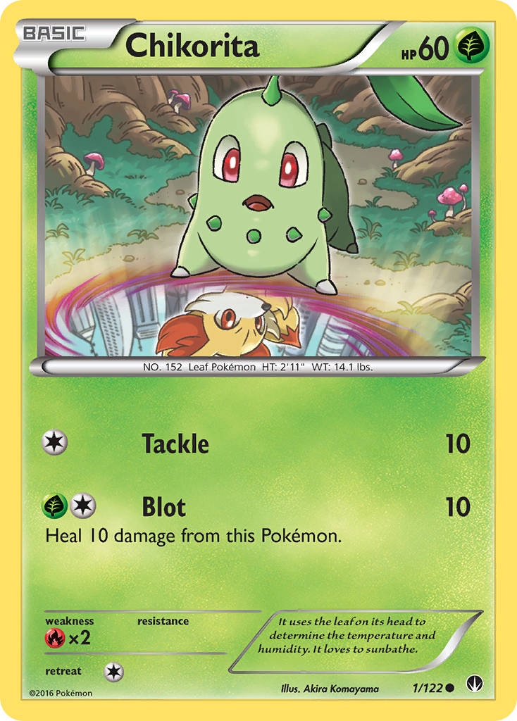 Chikorita (1/122) [XY: BREAKpoint] | Chromatic Games