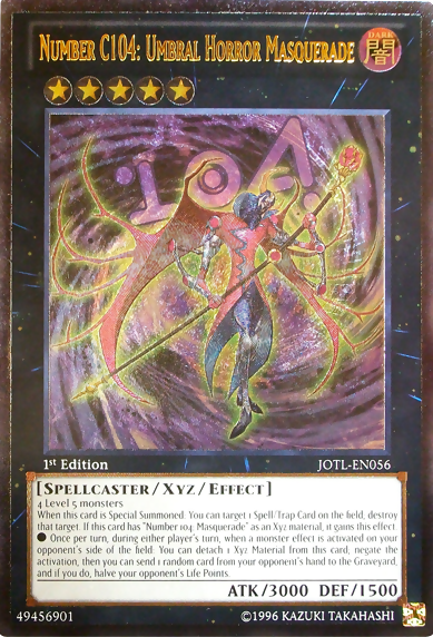 Number C104: Umbral Horror Masquerade (UTR) [JOTL-EN056] Ultimate Rare | Chromatic Games