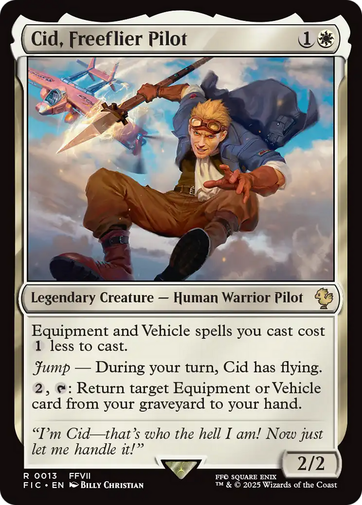 Cid, Freeflier Pilot [FINAL FANTASY Commander] | Chromatic Games