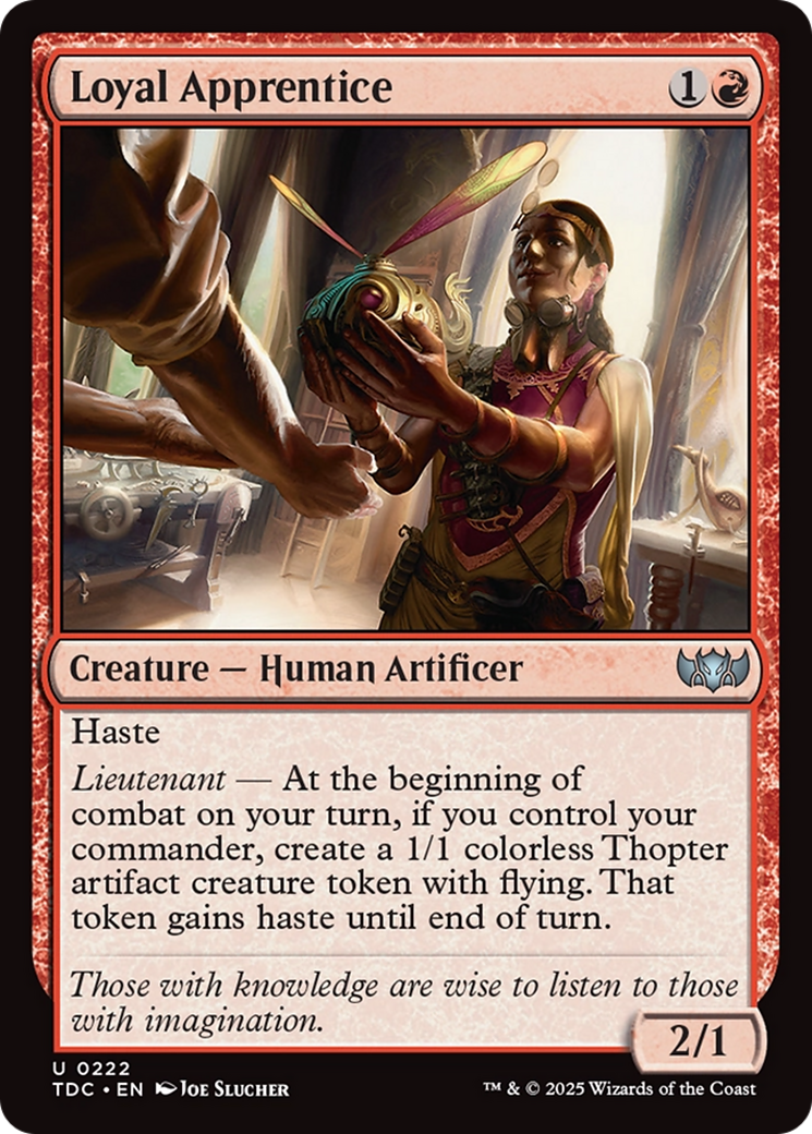 Loyal Apprentice [Tarkir: Dragonstorm Commander] | Chromatic Games
