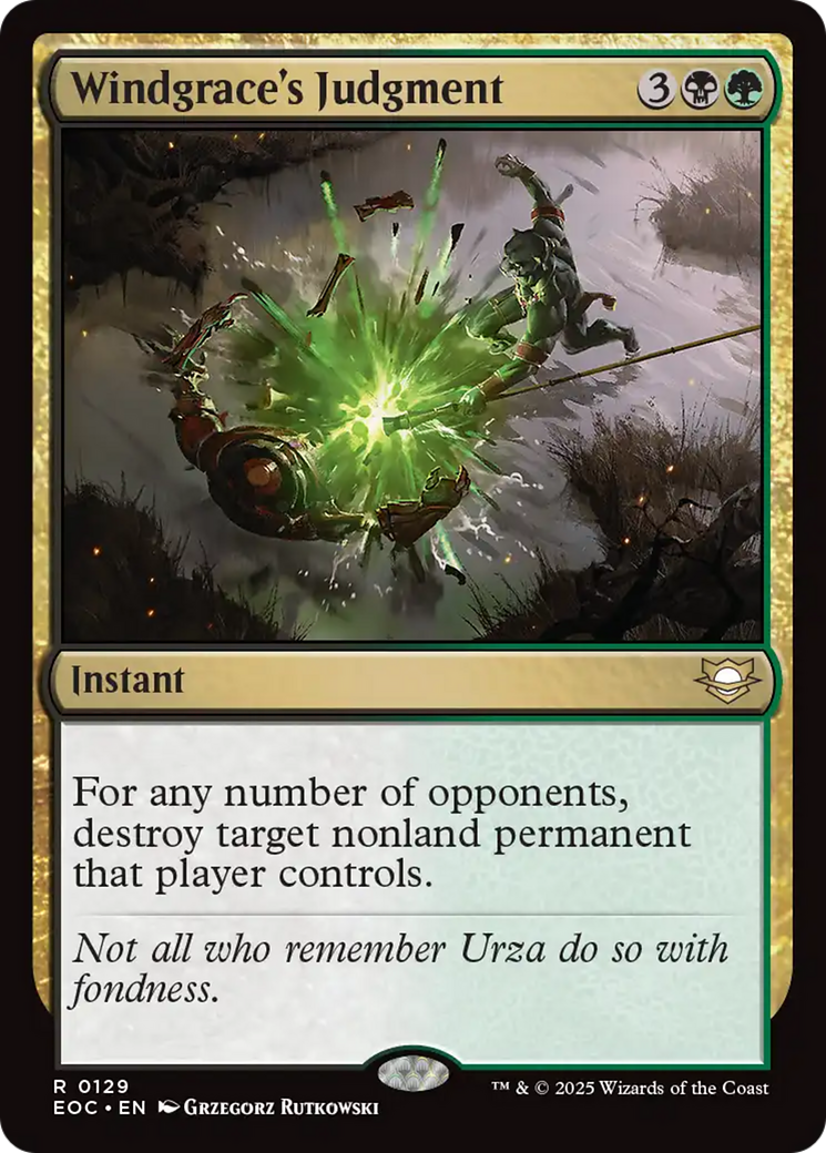 Windgrace's Judgment [Edge of Eternities Commander] | Chromatic Games