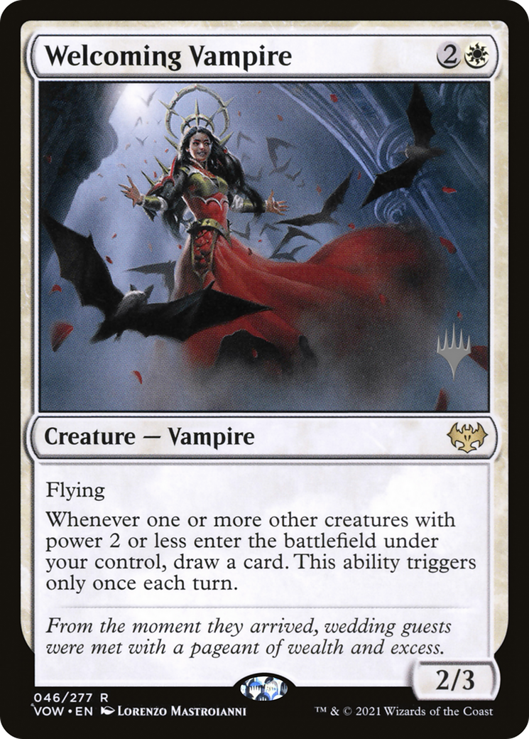 Welcoming Vampire (Promo Pack) [The Brothers' War Promos] | Chromatic Games