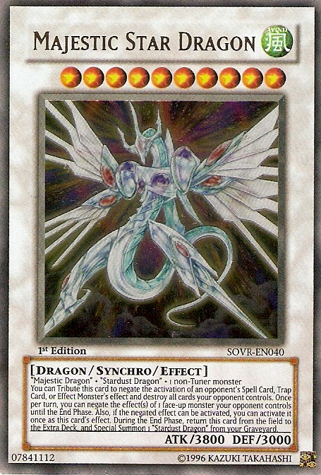 Majestic Star Dragon [SOVR-EN040] Ultra Rare | Chromatic Games