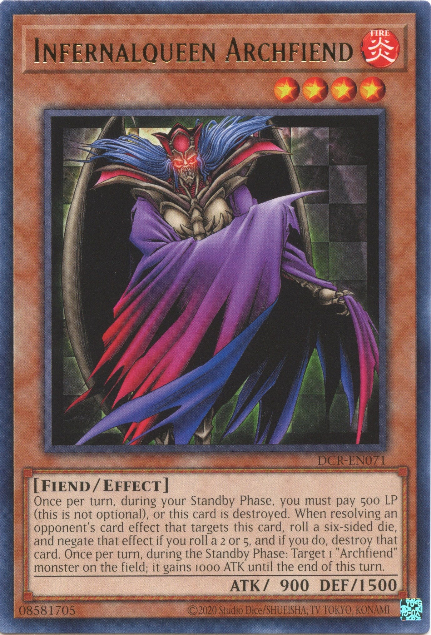 Infernalqueen Archfiend (25th Anniversary) [DCR-EN071] Rare | Chromatic Games