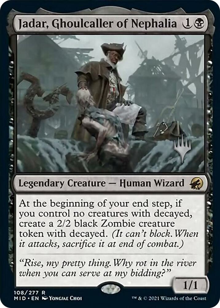 Jadar Ghoulcaller of Nephalia 108 (Promo Pack: Innistrad: Midnight Hunt)  - Foil | Chromatic Games