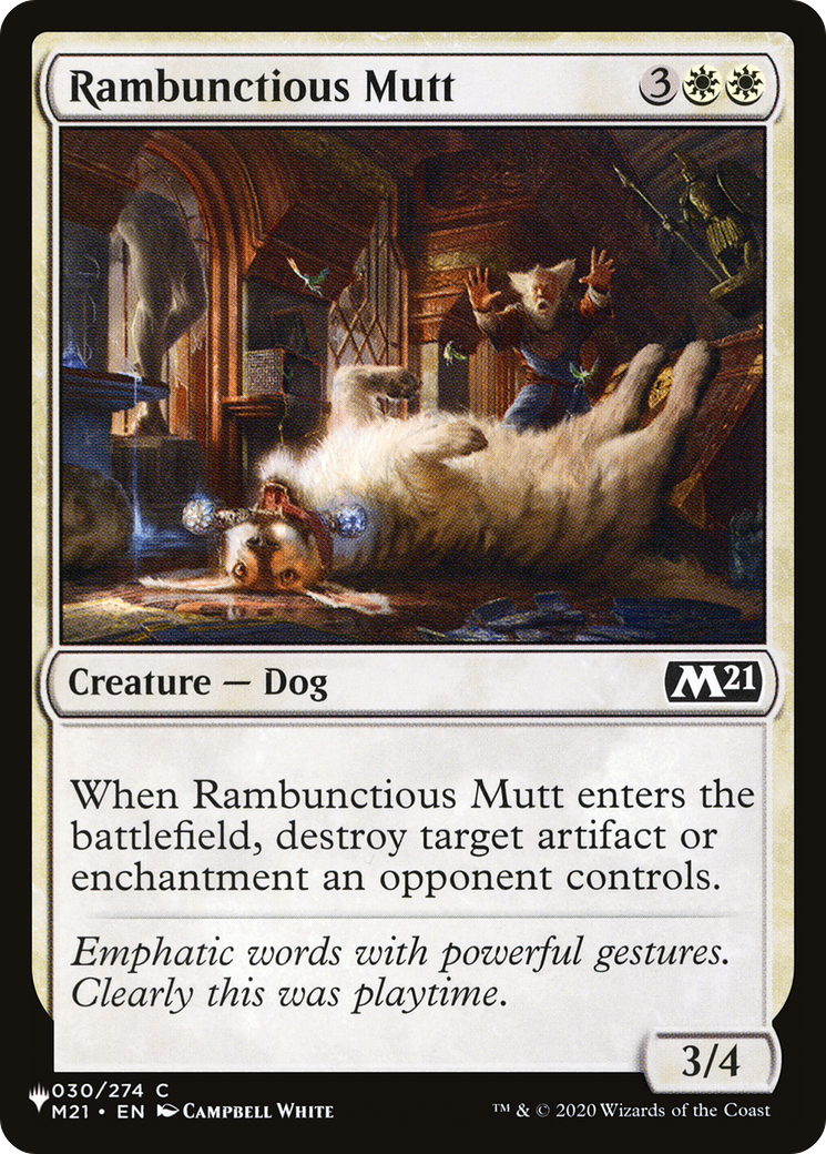 Rambunctious Mutt [The List Reprints] | Chromatic Games