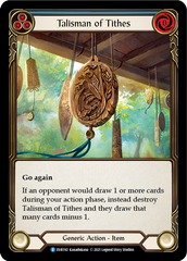 Talisman of Tithes [EVR192] (Everfest)  1st Edition Cold Foil | Chromatic Games