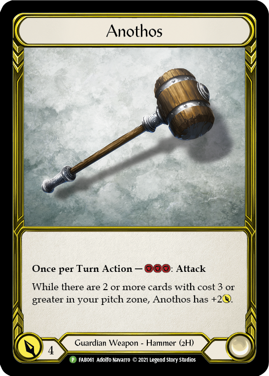 Anothos (Golden) [FAB061] (Promo)  Cold Foil | Chromatic Games